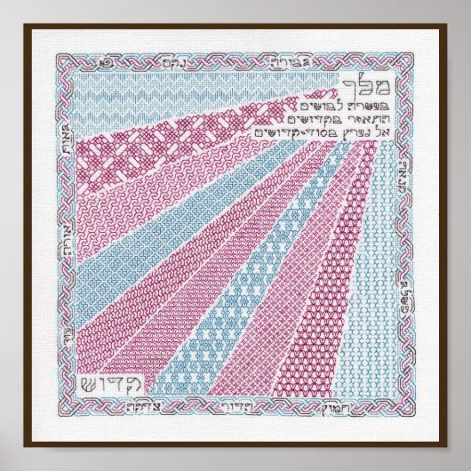 Poster Dix vêtements piyyut (Devant)