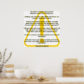 Poster Dizaines d'années d'affiche "Éducation publique !" (Cuisine)