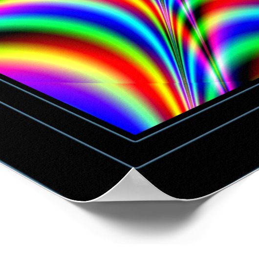 Poster Dizzage de l'araignée de couleur Web (Coin)