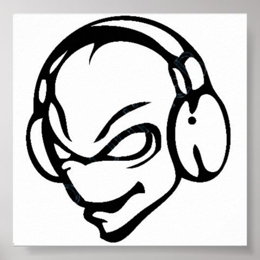 Poster Dj alien (Devant)