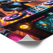 Poster DJ Cat à la Feline Ballroom Party (Coin)