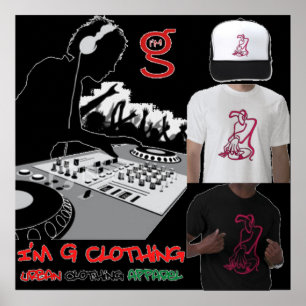 Poster DJ de I'm G Clothing