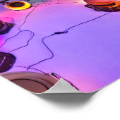 POSTER DJ DE NUIT SUR LE TOIT (Coin)