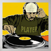 Poster DJ Disk Jockey (Devant)