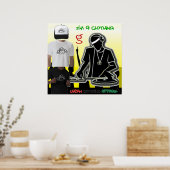 Poster DJ Disk Jockey de I'm G Clothing (Cuisine)