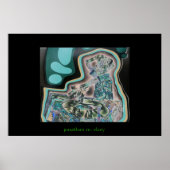 Poster DJ en noir (Devant)