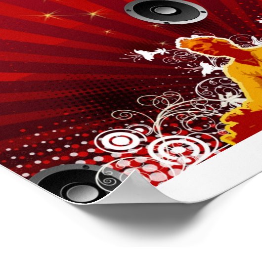 Poster DJ joli (Coin)