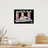 Poster DJ mark e g graffiti dessin animé imprimé/affiche (Cuisine)