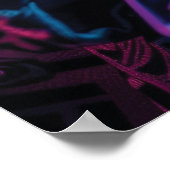 Poster DJ Panda avec écouteurs (Coin)