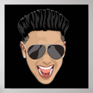 Poster DJ Pauly D Jersey Face Shore