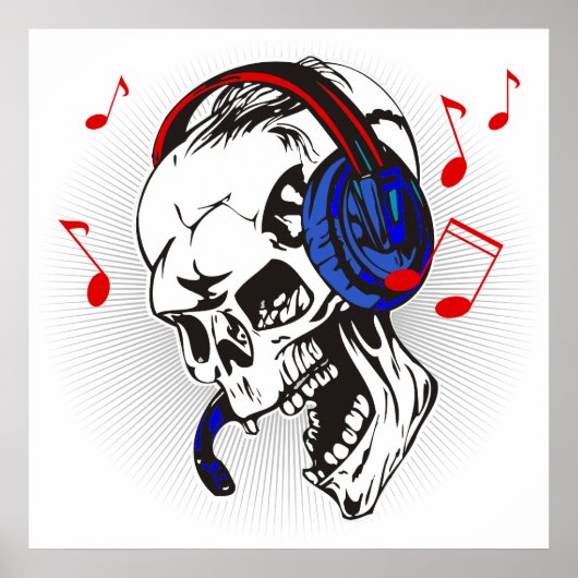 Poster DJ Skull (Devant)