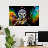 Poster DJ Zedd l'Alien Rave Master (Bureau à domicile)