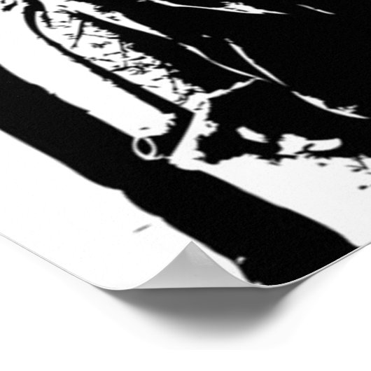 Poster Django Illustration non chaînée (Coin)