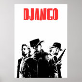 Poster Django Illustration non chaînée (Devant)