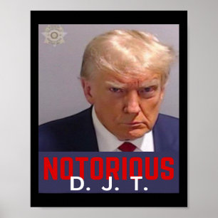 Poster Djt - Trump Mug Shot - 24 août 2023