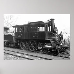 Poster DL+ Locomotive d'inspection de vapeur de W