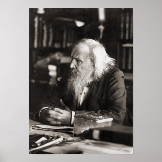 Poster Dmitri Mendeleev (Devant)