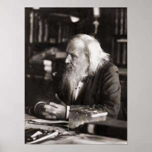 Poster Dmitri Mendeleïev