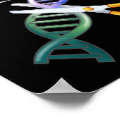 Poster Dna Funny Rock Paper Crispr Genetic Science Race  (Coin)