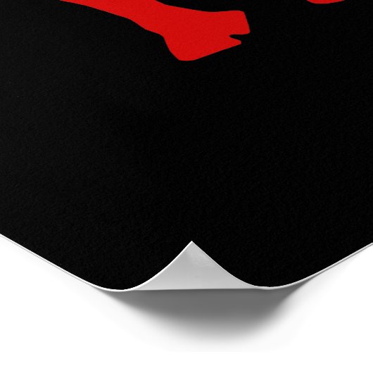 POSTER DNC - DÉMOCRATE - DONKEY (Coin)