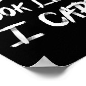 Poster Do I Look Like I Care Cool Saying  (Coin)