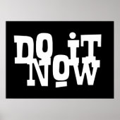 Poster Do it now (Devant)
