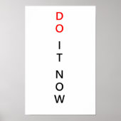 Poster Do it now (Devant)