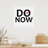 Poster Do it now (Cuisine)