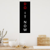 Poster Do it now (Cuisine)