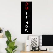 Poster Do it now (Bureau à domicile)