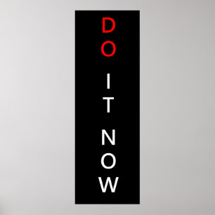 Poster Do it now