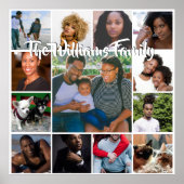 Poster do-it-yourself 13 Photo | Notre collage familial d (Devant)