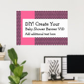 Poster do-it-yourself Créez votre propre bannière de Baby (Bureau à domicile)