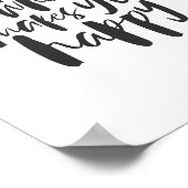 Poster Do more of what makes you happy - Motivational Art (Coin)