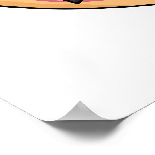 Poster Do nerd Funny Nerdy Donut Pun (Coin)