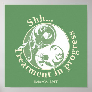 Poster Do Not Disturb Yin and Yang