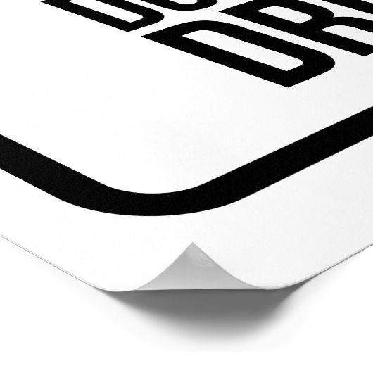 Poster Do not drop  (Coin)