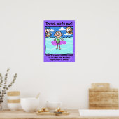 Poster Do not PEE in the pool! Anti-pee campaign! (Cuisine)