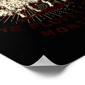 Poster Do Not Pet The Fluffy Cows Montana Bison Funny Sou (Coin)