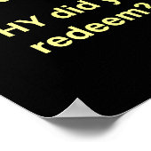 Poster Do not redeem why did you redeem  (Coin)