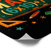 Poster Do The Math 67 Funny Equation Chalkboard School Ar (Coin)