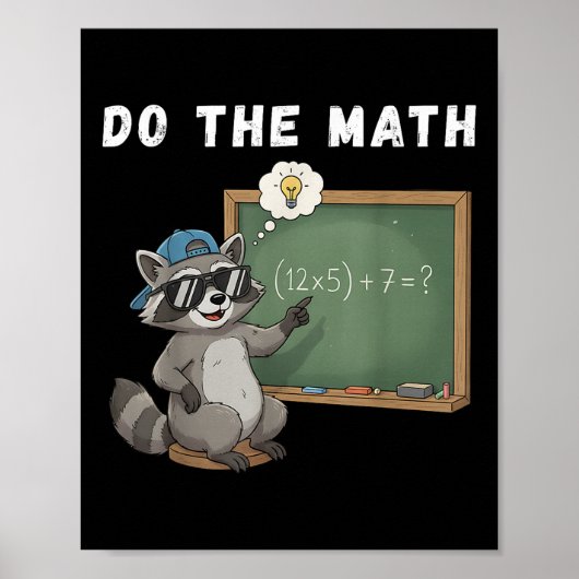 Poster Do The Math 67 Meme Funny Six Seven Math Teacher B (Devant)
