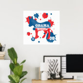 Poster d'Obama Biden Paint (Bureau à domicile)