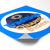 Poster d'Obama Biden YARMULKE (Coin)