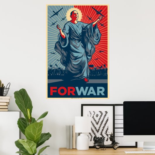 Poster d'Obama FORWAR (Bureau à domicile)