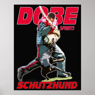 Poster Dobe Sport Schutzhund design