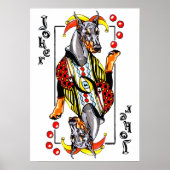 Poster Doberman Black Joker (Devant)