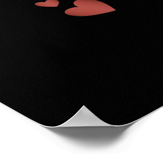 Poster Doberman Chien Parties scintillant cheveux (Coin)