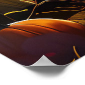 Poster Doberman Halloween Éffrayant (Coin)