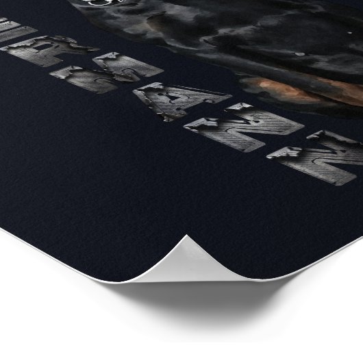 Poster Doberman Pinscher (Coin)